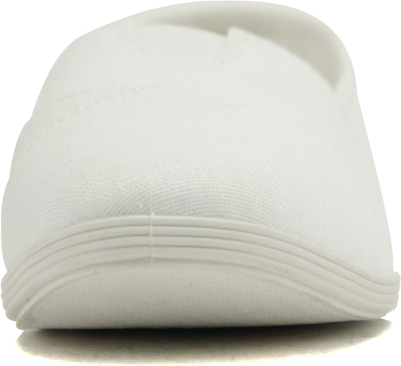 Soda OBJI ~ Women Fashion Flat Slip On Canvas Loafers Padded Gel Foam Insoles (White, Numeric_8_Point_5) - Image 4