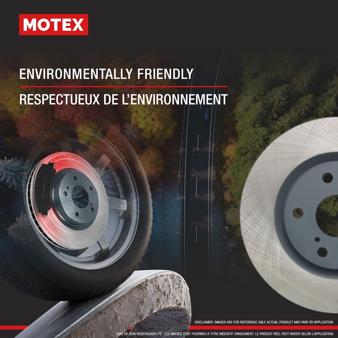 MOTEX Front Disc Brake Kit with Ceramic Pads for 2017-2020 Hyundai Elantra (with 280mm Rotor) - 5