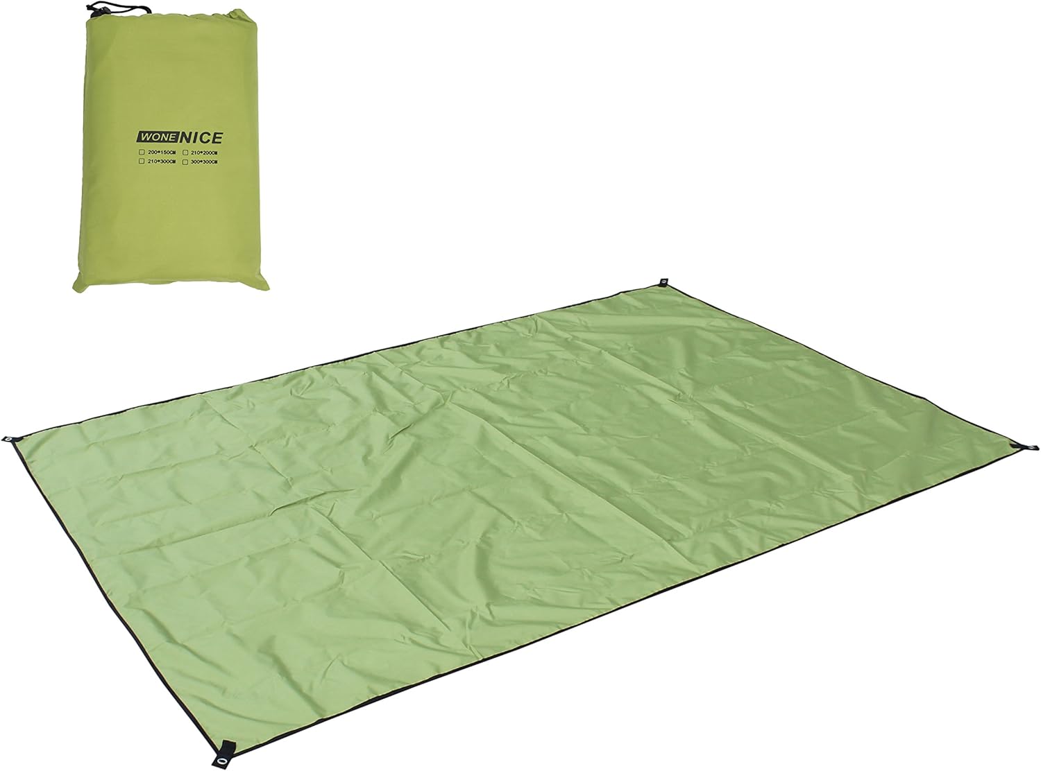 WoneNice 118 x 118 inches Camping Tarp for Tent, Tent