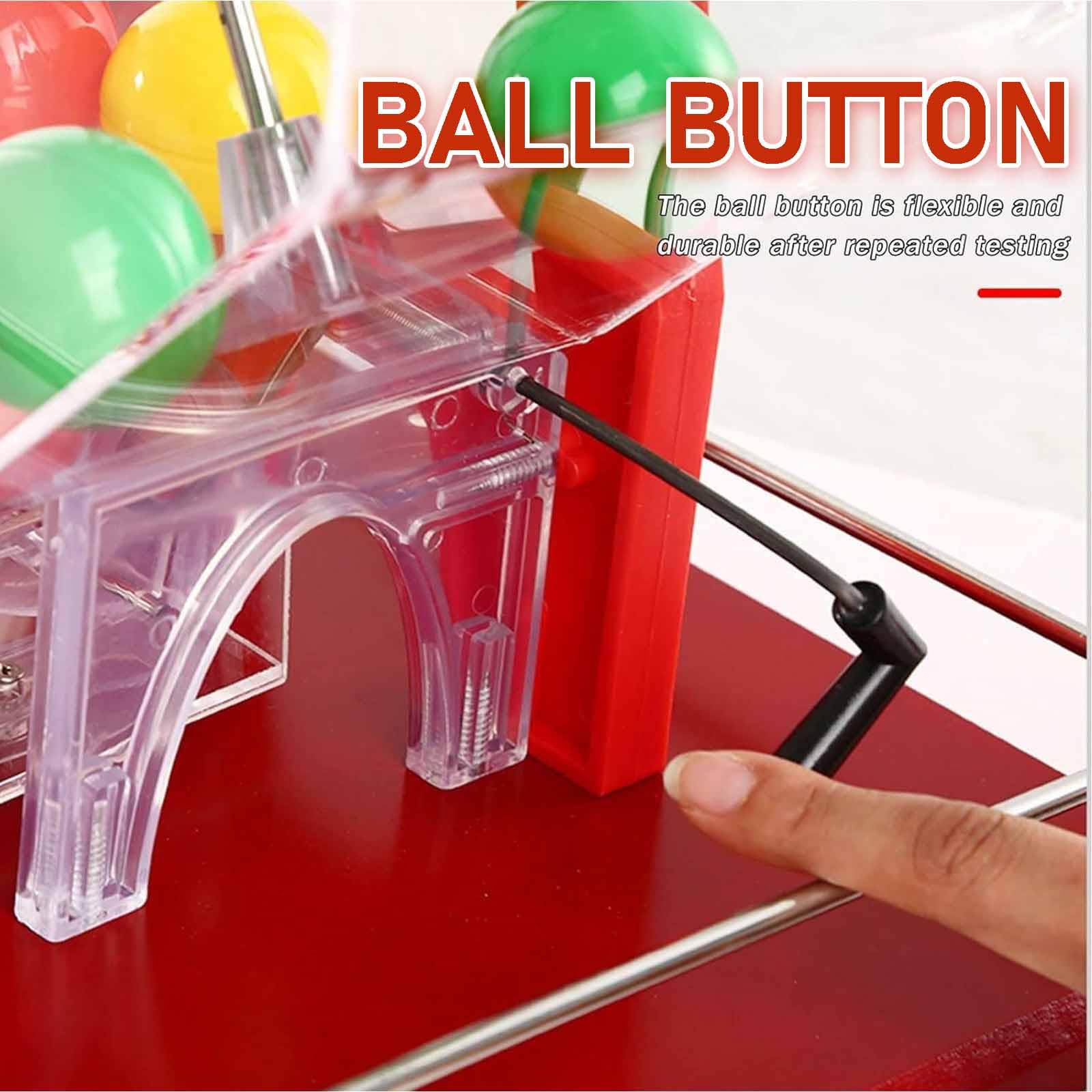 Macchina Per Lotteria Manuale Con 100 Palline Colorate Apribili E Gabbia Trasparente Visibile, Estrazione Casuale, Rilascio Fluido Delle Palline Per Shopping E Supermercati