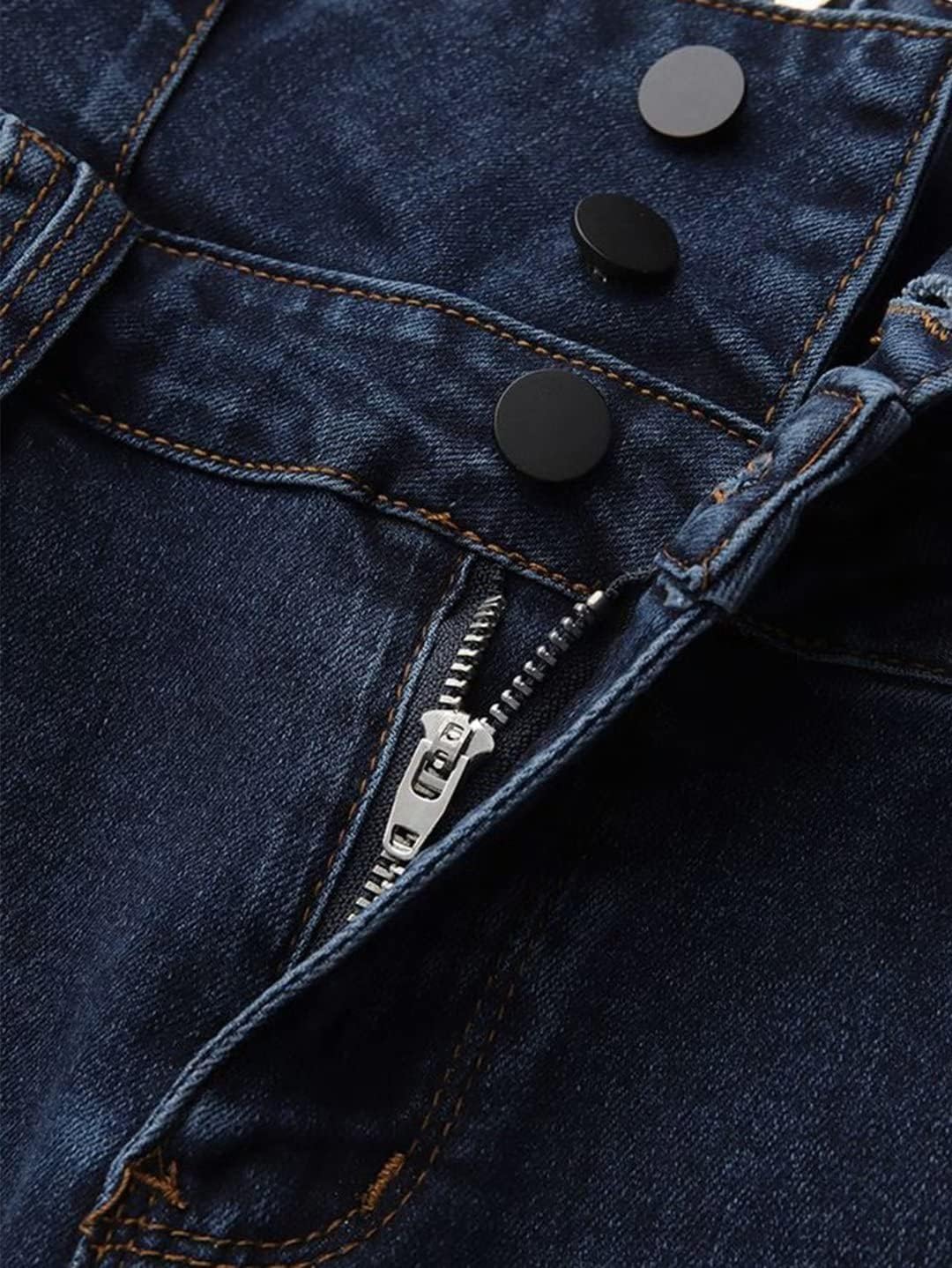 Flamingals Denim Short for Women Button Fly Zip Back High Waist Butt Lifting Denim Shorts 2023 Trendy - Image 5