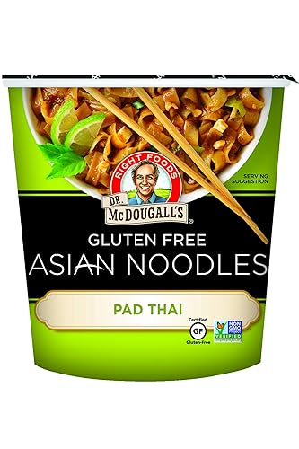 Miniatura 5 de Dr. McDougall's Pad Thai Fideos - Fideos asiáticos - Fideos Ramen veganos y sin gluten - Tazas de fideos Ramen instantáneos - Ramen vegetariano - 2