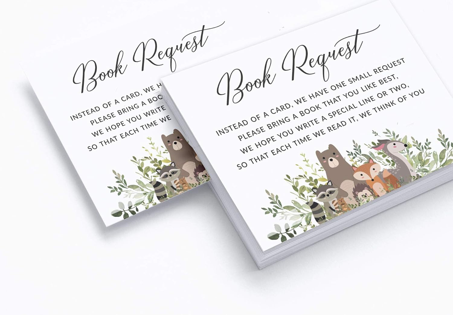 Set of 30 Jungle Animals Baby Shower Invitations-Diaper Raffle Tickets and Baby Shower Book Request Cards Gender Neutral Invites Its A Boy Its A Girl