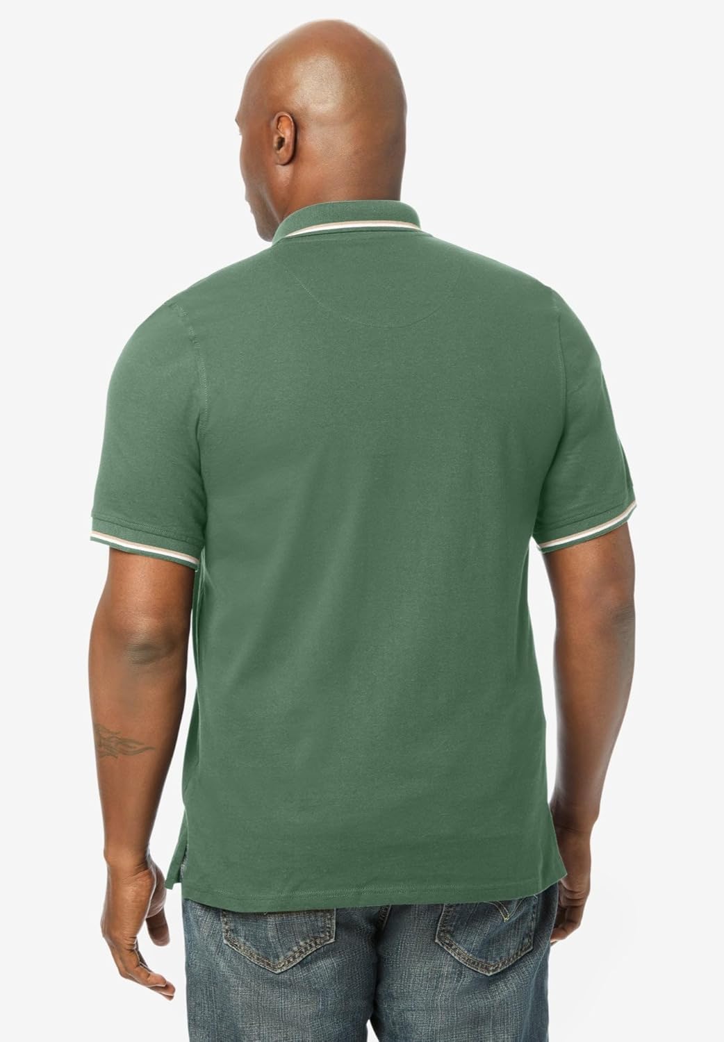 KingSize Men's Big & Tall Double Tipped Polo