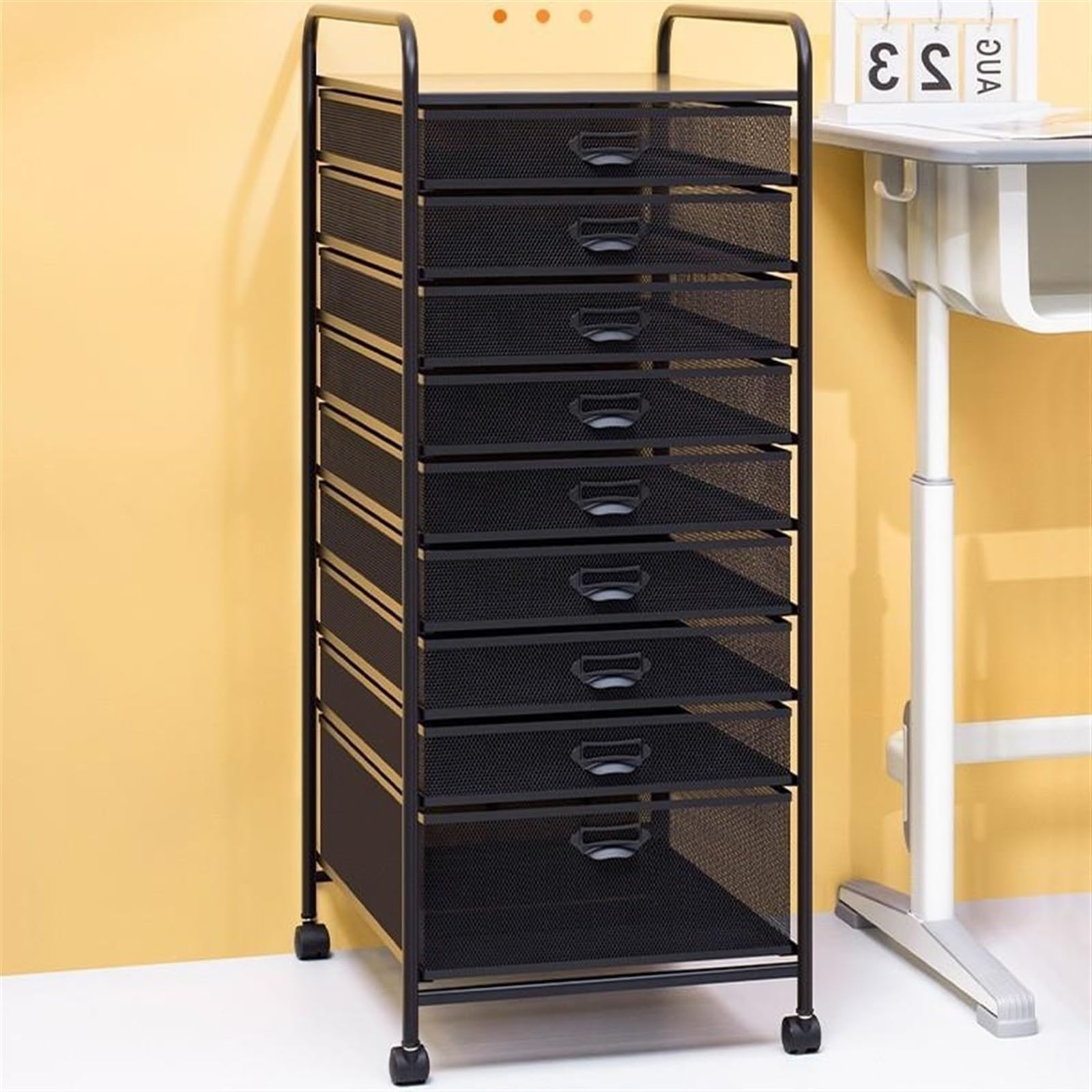 Armadio Documentario in metallo Sotto Desk File nizer le Sto Cart Der Trolley con Sto Office File Rack per Efficiente Worpace ment