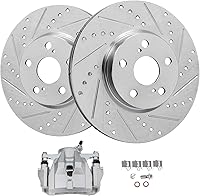Vista 18 de Detroit Axle - Rotores de freno delantero de 5 lengüetas 4WD para Ford F-150 1997-2003 1998-2003 Rotores de freno de disco Lobo 1999 2000 2001 2002