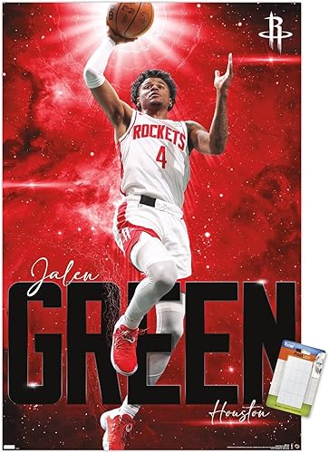 Miniatura 1 de Trends International NBA Houston Rockets - Póster de pared Jalen Green 23