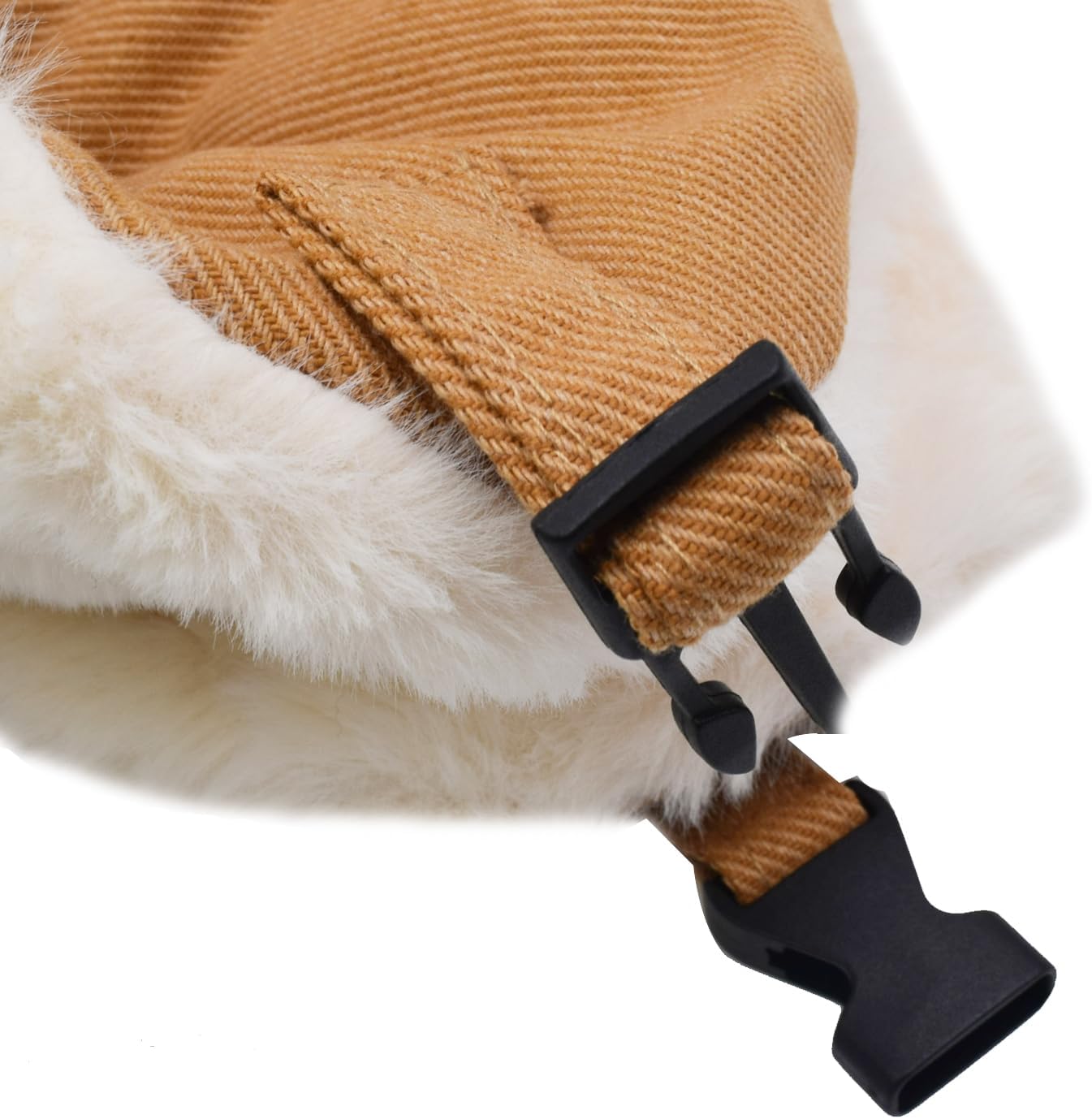 Ushanka Trapper Hat for Women Men with Faux Fur Outdoor Winter Aviator Hat - Image 7