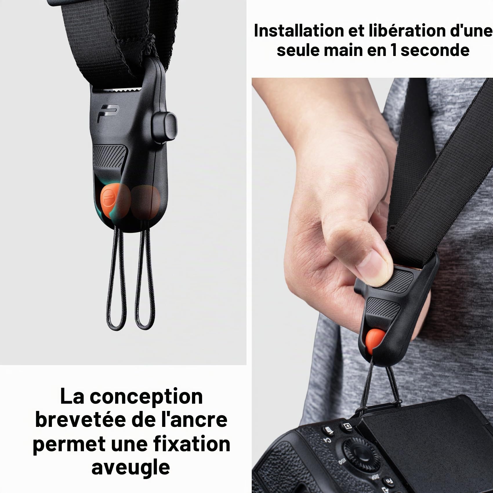 PGYTECH Sangle Appareil Photo Master, Harnais Double Épaule en Cuir pour 3 Caméras, Harnais d'Appareil Photo pour Photographes Professionnels, Sports/Faune/Mariage/Événements Sangles d'Appareil Photo