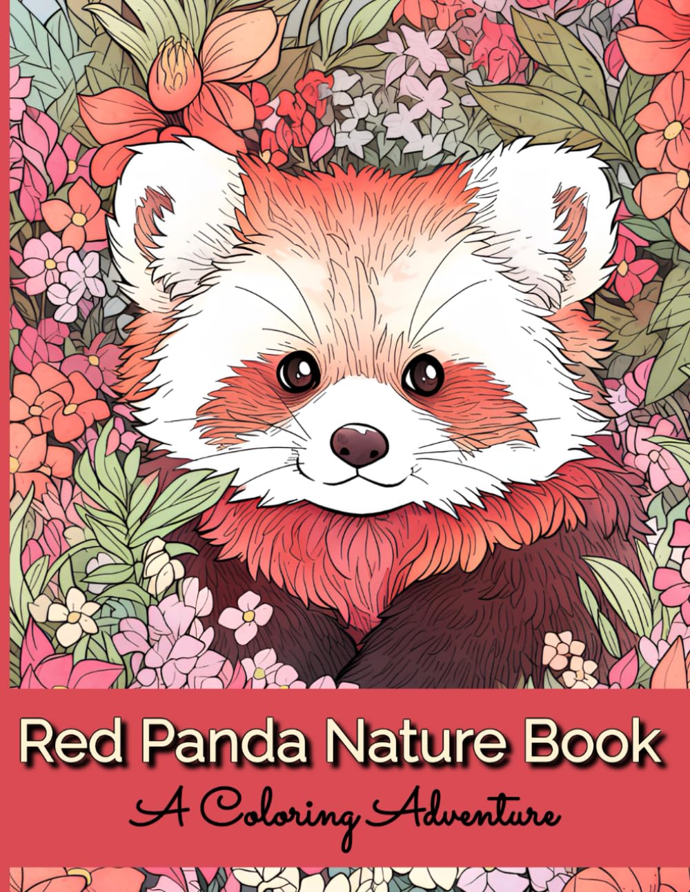 Red Panda Nature Book: A Coloring Adventure