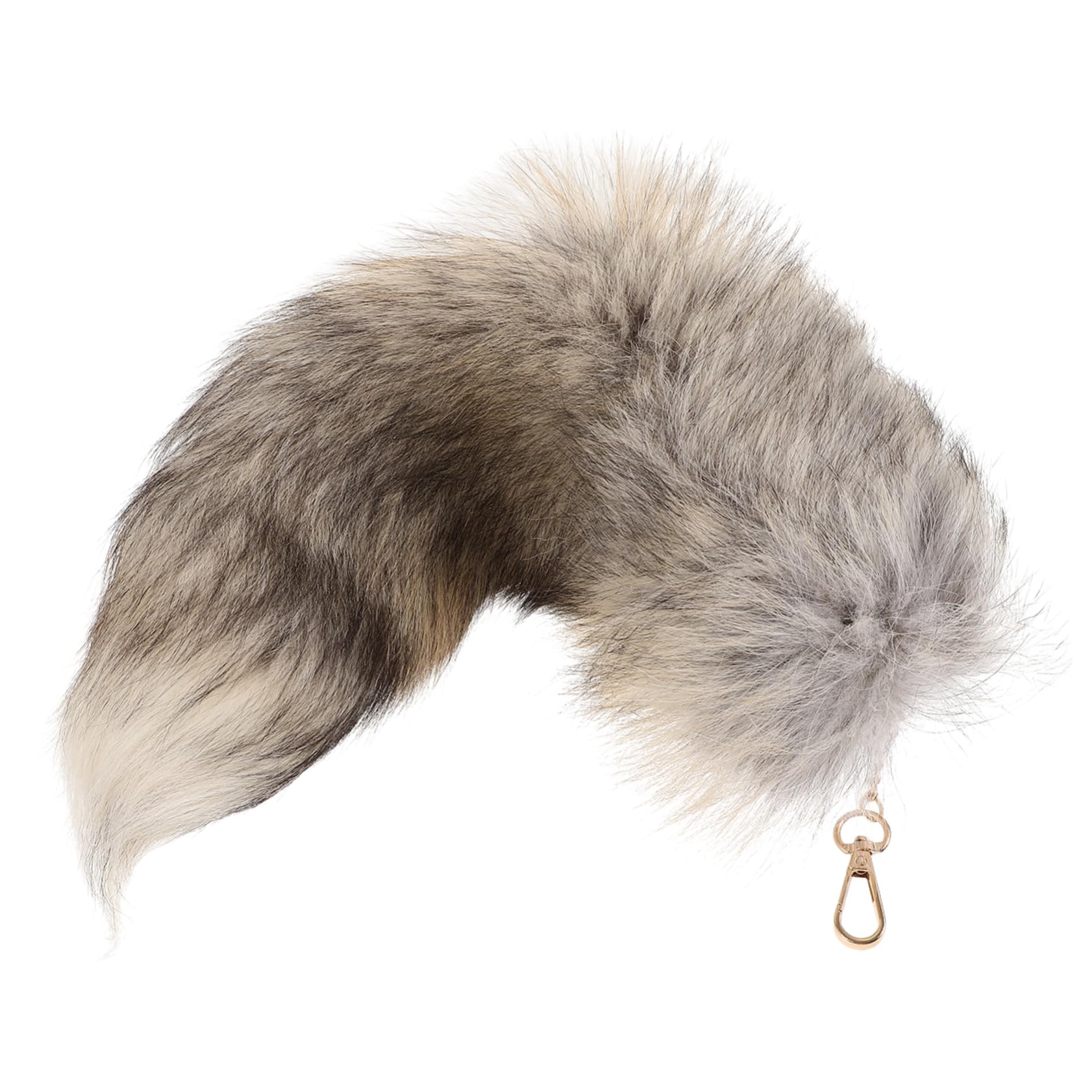SOIMISS 2pezzi Portachiavi Coda Di Animale Peluche Con Gancio Decorativo Per Borse e Zaini Accessorio Elegante e Pratico Compatte e Leggero Adatto Tutte Le Età