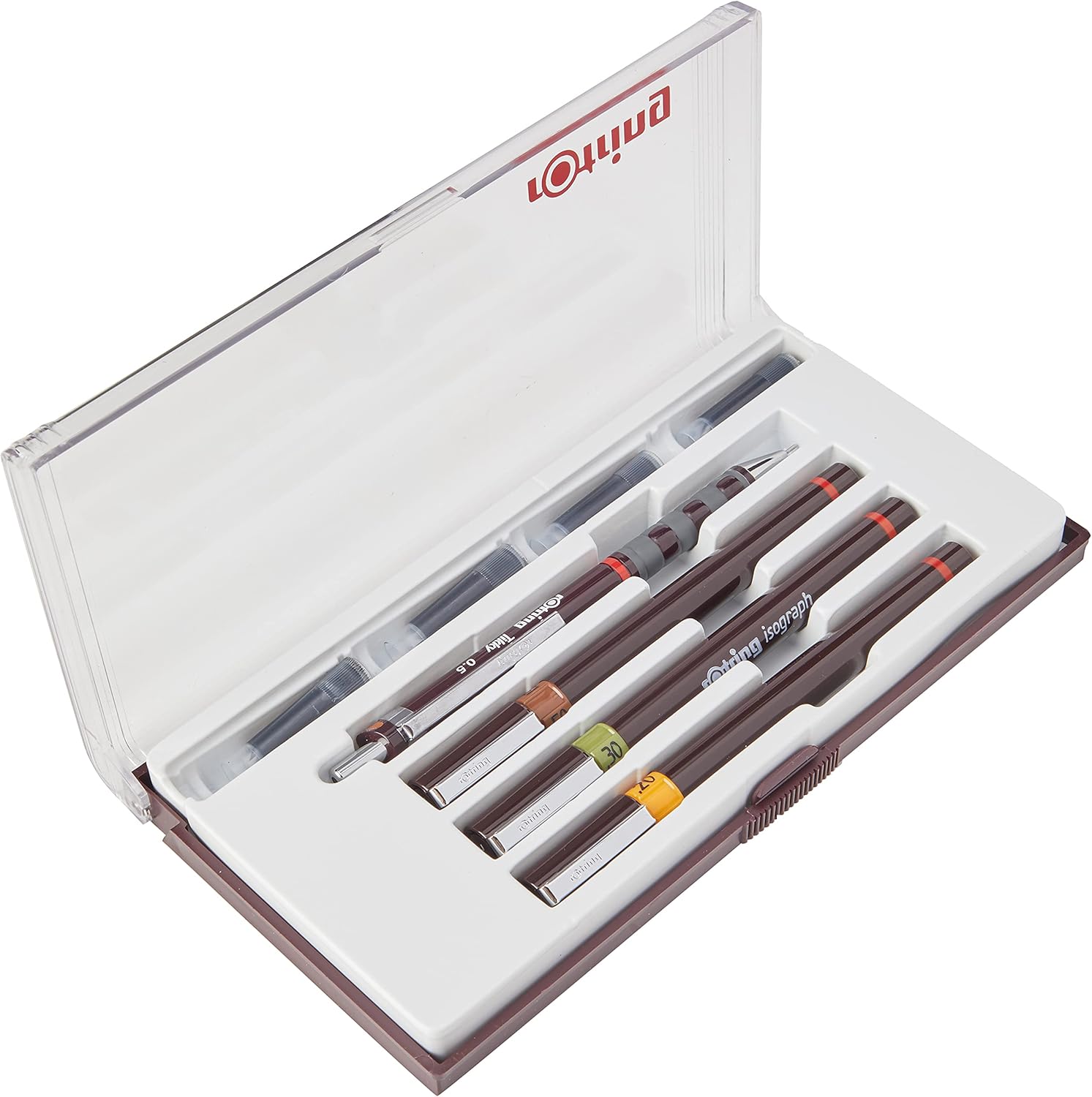 rOtring Isograph Junior Set 3X Technical Pens (0.20mm, 0.30mm, 0.50mm) + Accessories : Everything Else