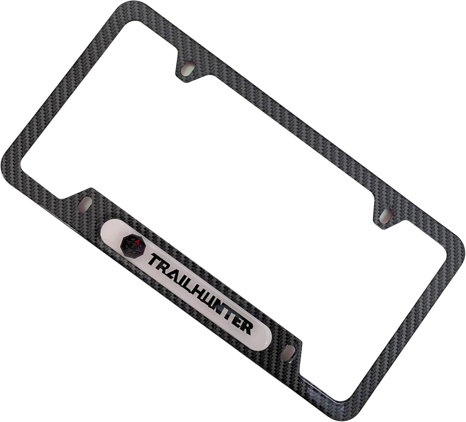 License Plate Frame Cover Holder for Tacoma Trailhunter Stainless Steel Car Accessories Carbon Fiber 2PCS