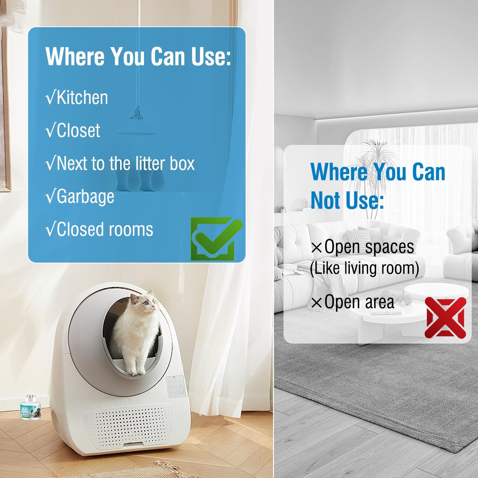 Eco-Friendly Odor Absorber Box for Pets,Pet Odor Eliminator Gel, | 5.3 oz,90-Day Long Lasting | Plant-Based, Safe Around Cats & Dogs | Continuous Air Freshener for Home - image 5