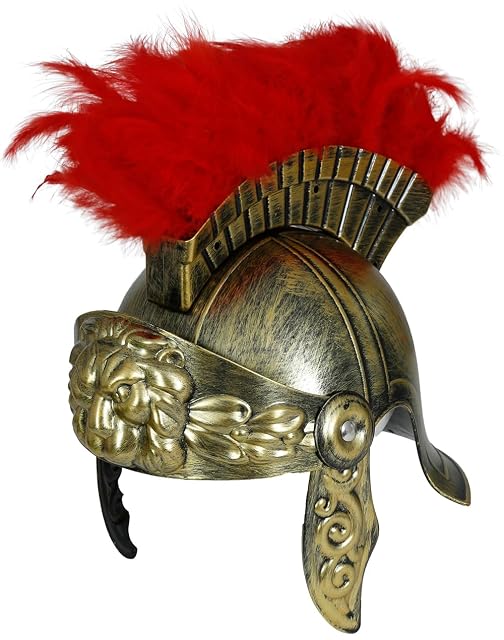 Foto 3 de 5 de FIESTAS GUIRCA - Casco de Soldado Romano para Disfraz Adulto - Dorado