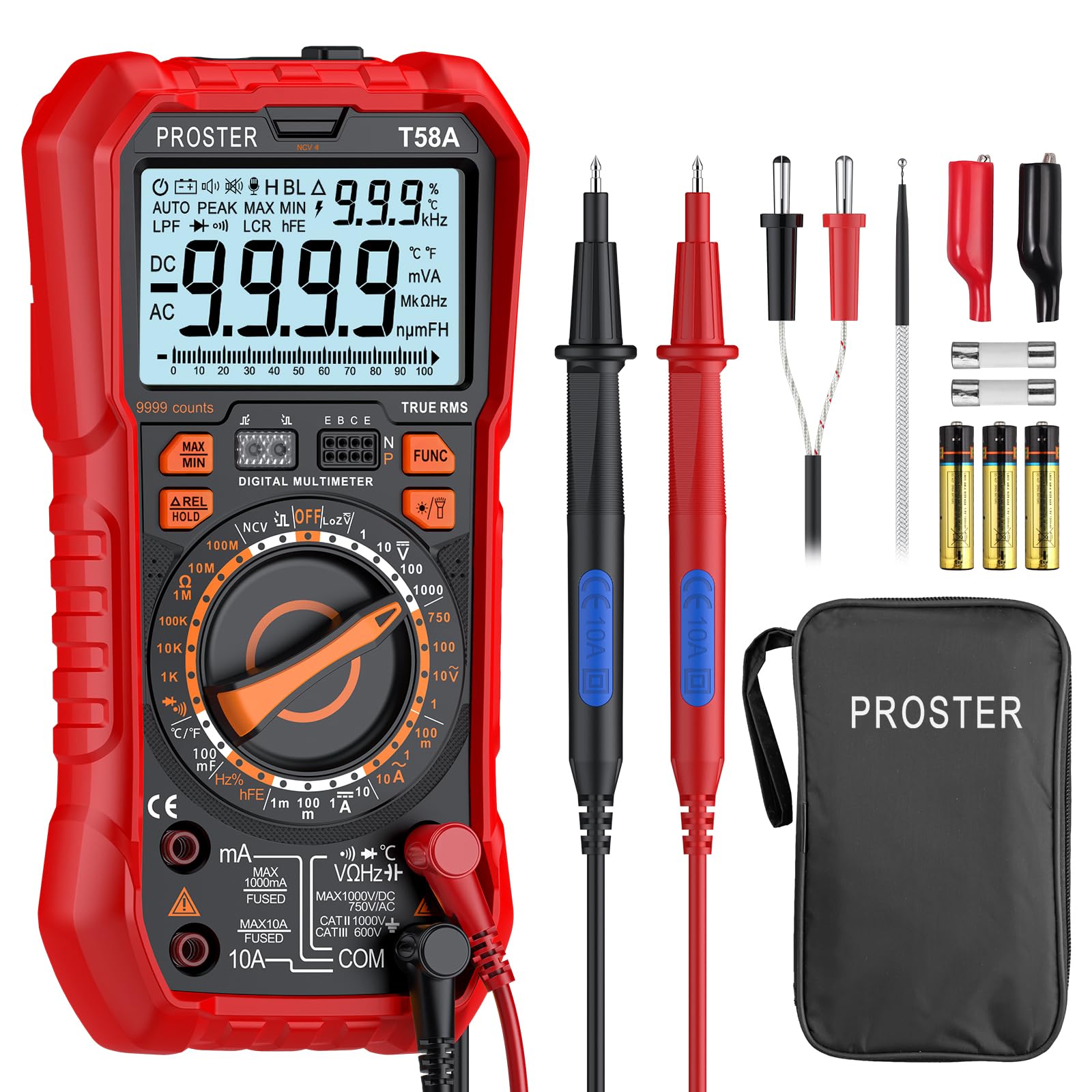 HT200 Digitale Tang Ampèremeter Ac Stroomtang Pro ... – Grandado