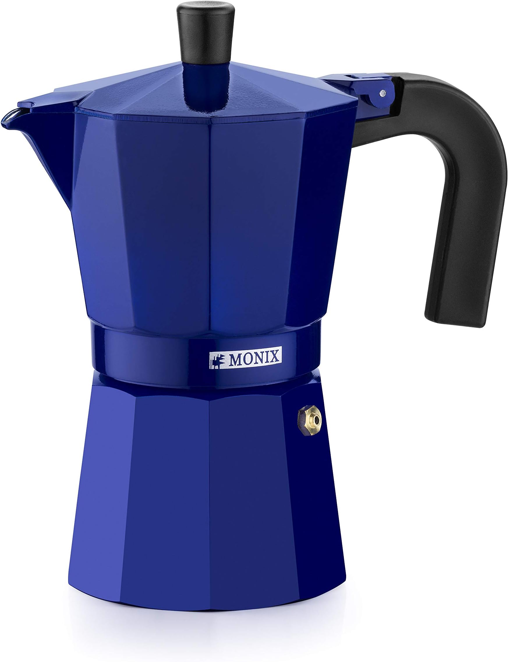 Monix - 6 cups Cobalt aluminium coffee maker