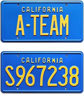The A-Team | A-Team + S967238 | Metal Stamped License Plates