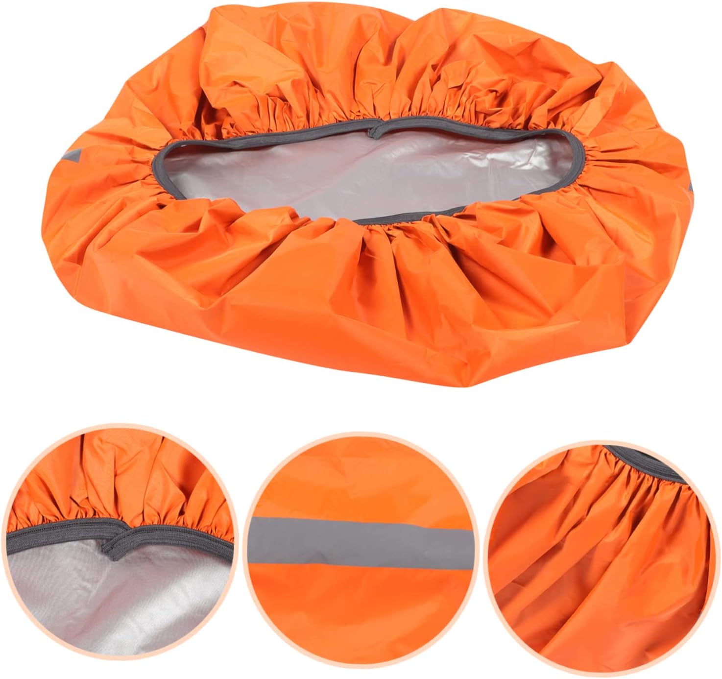 Backpack Rain Cover with Reflective Strip Outdoor Backpack Protector for Hiking Camping and Cycling Fits Night Safety Feature Capacity