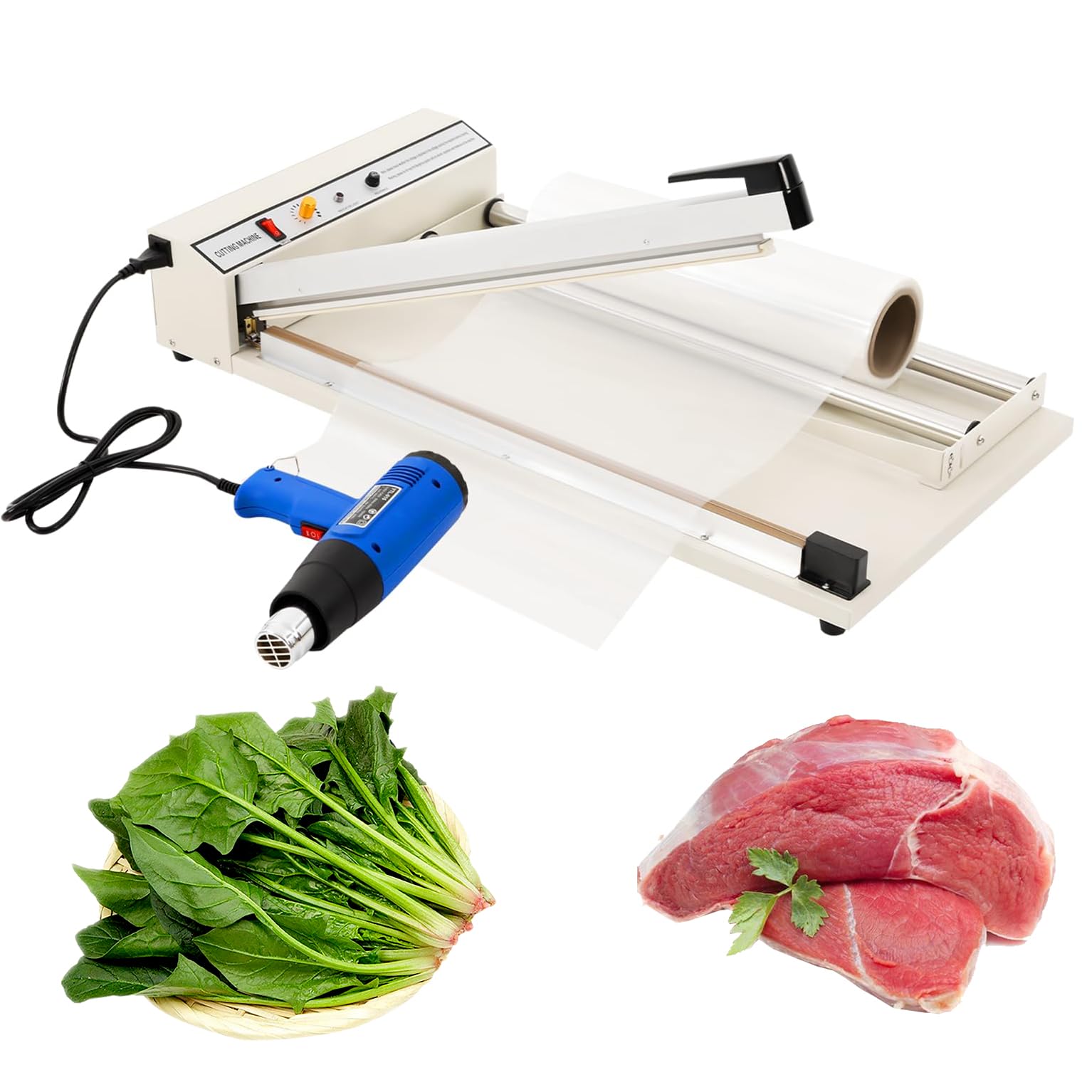 Máquina de sellado térmico profesional de 24 pulgadas con kit completo de 1500W