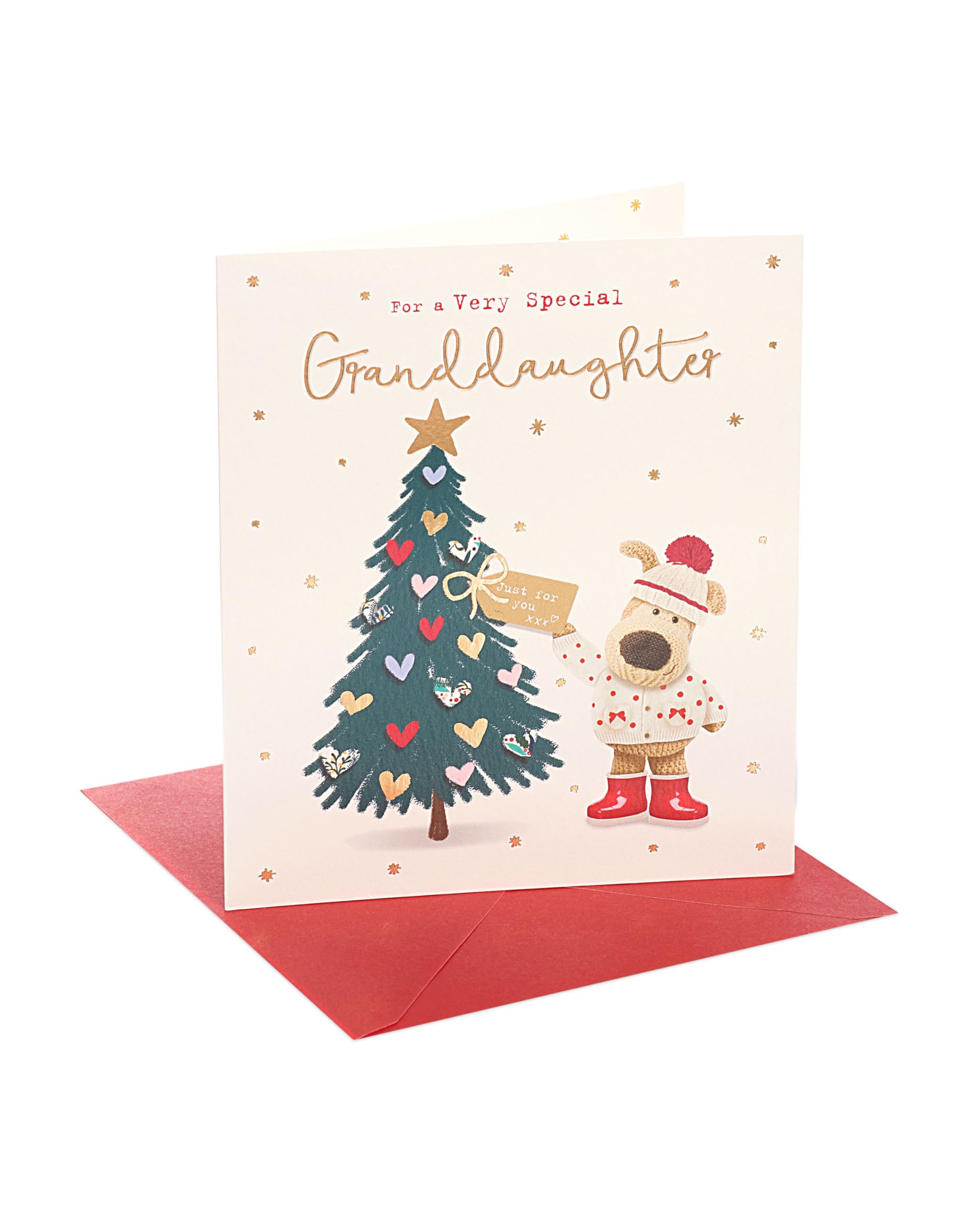 Boofle Very Special Granddaughter Just For You Cute Christmas Greeting Card