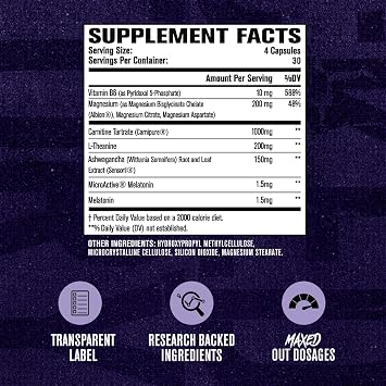 Jacked Factory Lean PM Max - High-Performance Weight Loss, Sleep Support, Fat Burner, Appetite Suppressant for Men and Women w/Melatonin, Magnesium, Carnipure, Ashwagandha - 120 Diet Pills