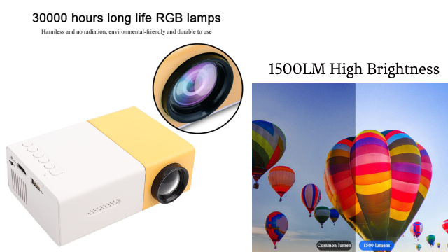 [portable projector]プロジェクター本体②hulu portable projector]プロジェクター②Netflix hulu