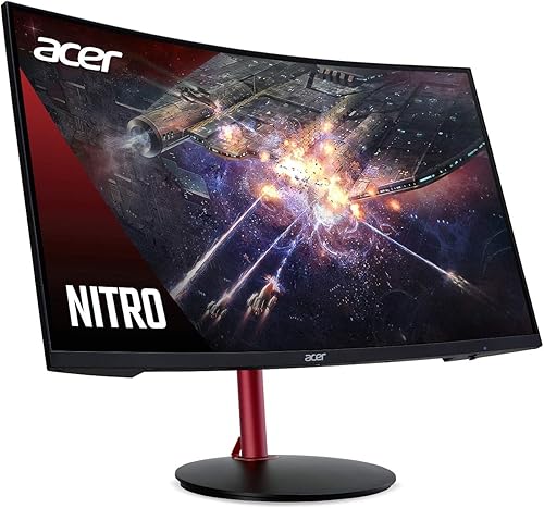 Vista 16 de Acer Nitro XZ322Q Pbmiiphx 31.5" 1500R Curvo Zero Frame Full HD (1920 x 1080) Monitor para juegos con tecnología AMD FreeSync 165Hz 1ms VRB