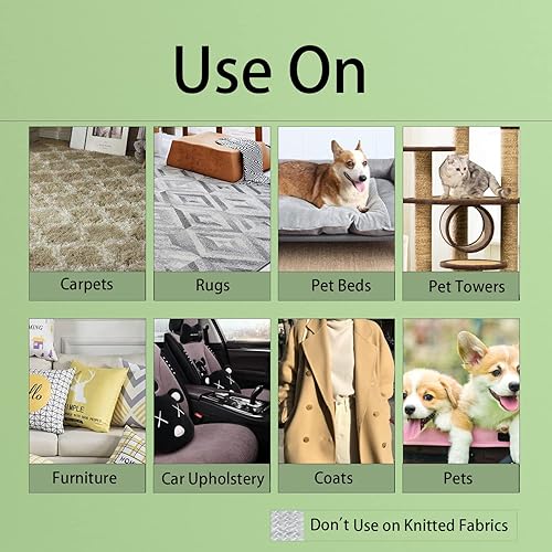 Miniatura 5 de 2 rodillos de pelusa para mascotas removedor de pelo para sofá manteles alfombras muebles afeitadora Portabale limpiador de desarraigo profesional