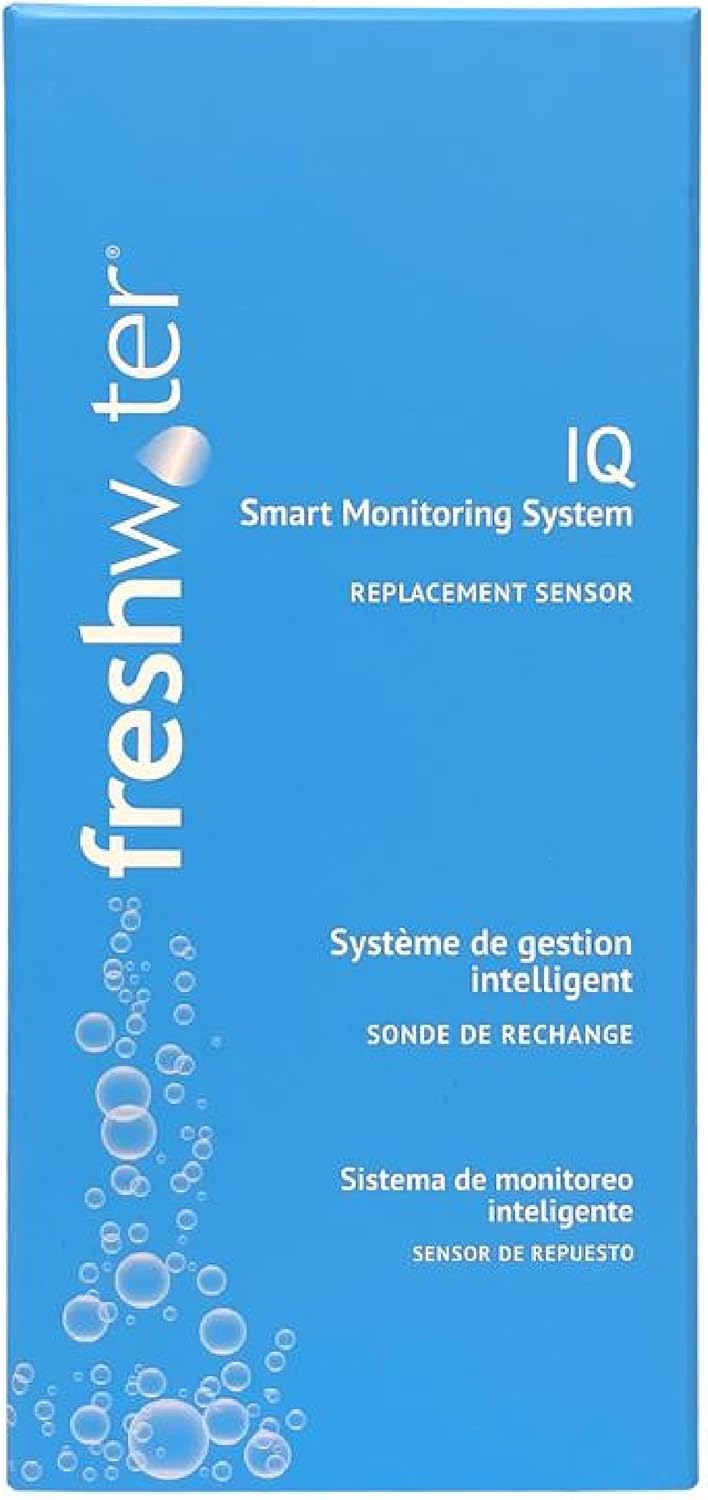 FreshWater Smart Monitoring Sensor – Smart Water Monitor for Spas & Hot Tubs – Smart Monitoring Sensor for Salt Systems – Sensor with Hourly Water Testing to Help Maintain Clean, Natural-Feeling Water