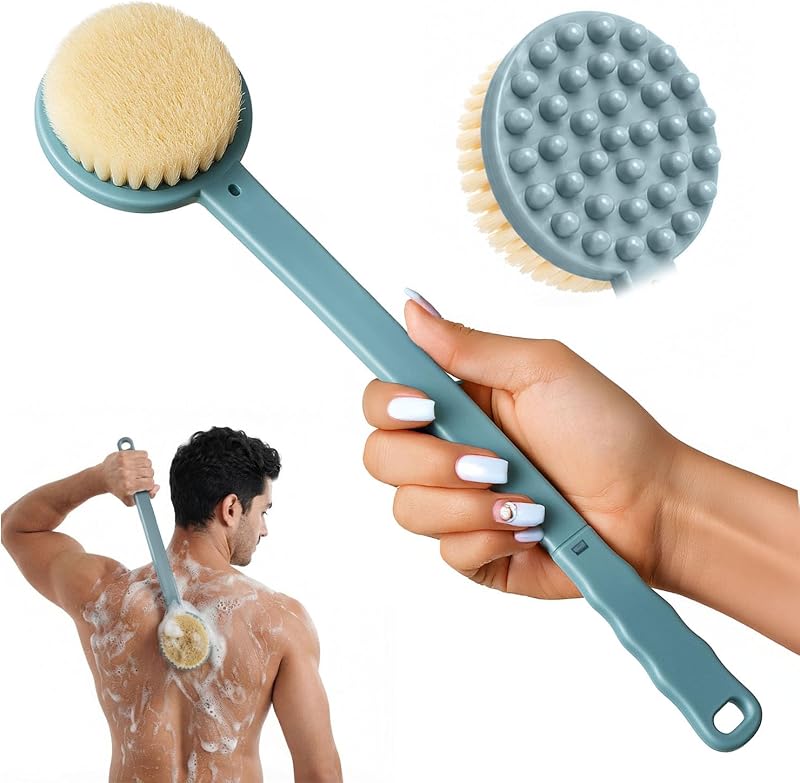Escova para Banho e Corpo weBRUSH com Cabo Longo de 38,1 cm e Cerdas de Nylon