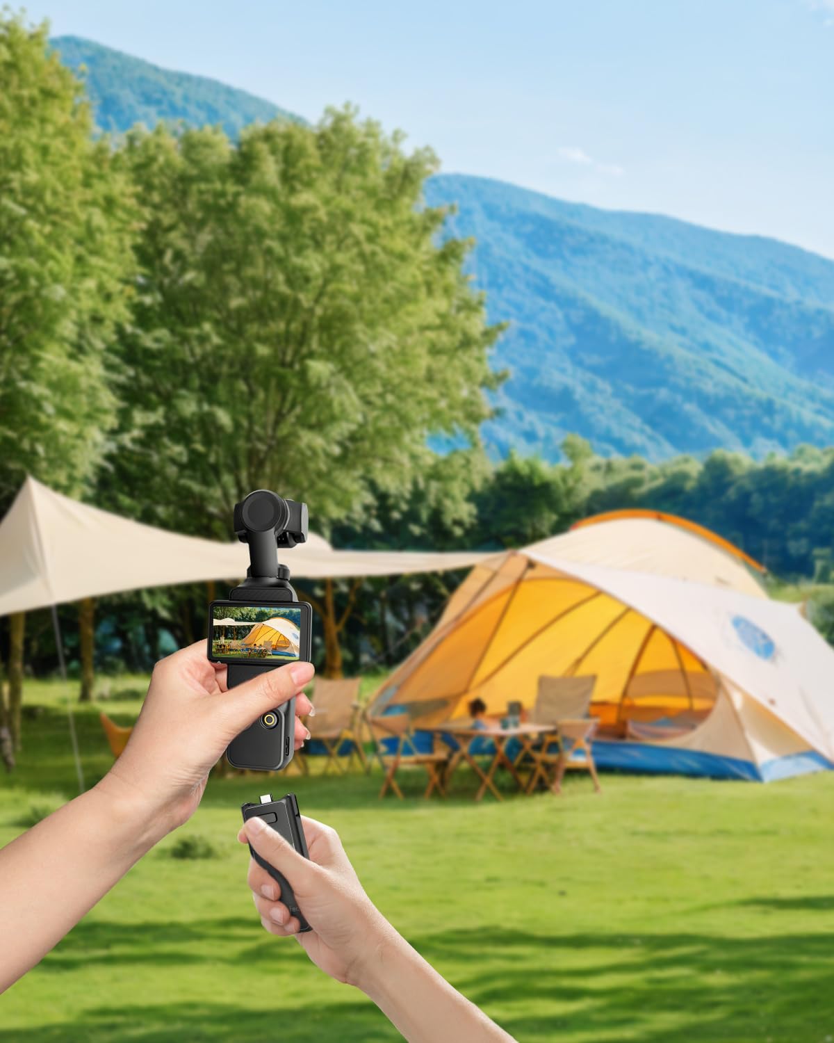 Manico di batteria a ricarica rapida per Osmo Pocket 3 accessori per tasca 3 impugnature di batteria con celle di batteria originali di fabbrica