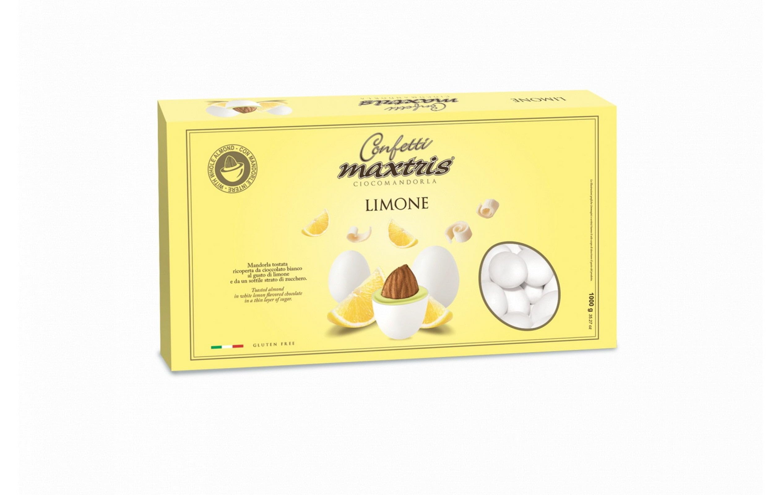 Confetti Maxtris, CiocoMANDORLA LIMONE | 1 Kg.