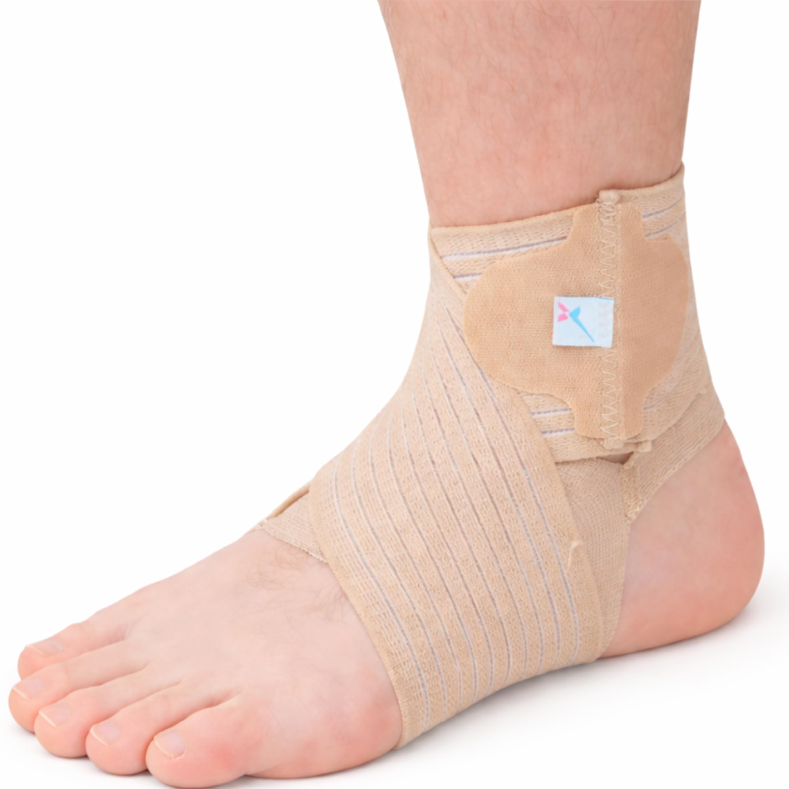 Medically Approved Ankle Brace Tendonitis, Plantar Fasciitis Support for Sprained Ankle Figure-Of-8 Strap, Pain Relief, Compression, Support Unisex (Small (Ankle Circ. 17-20cm))