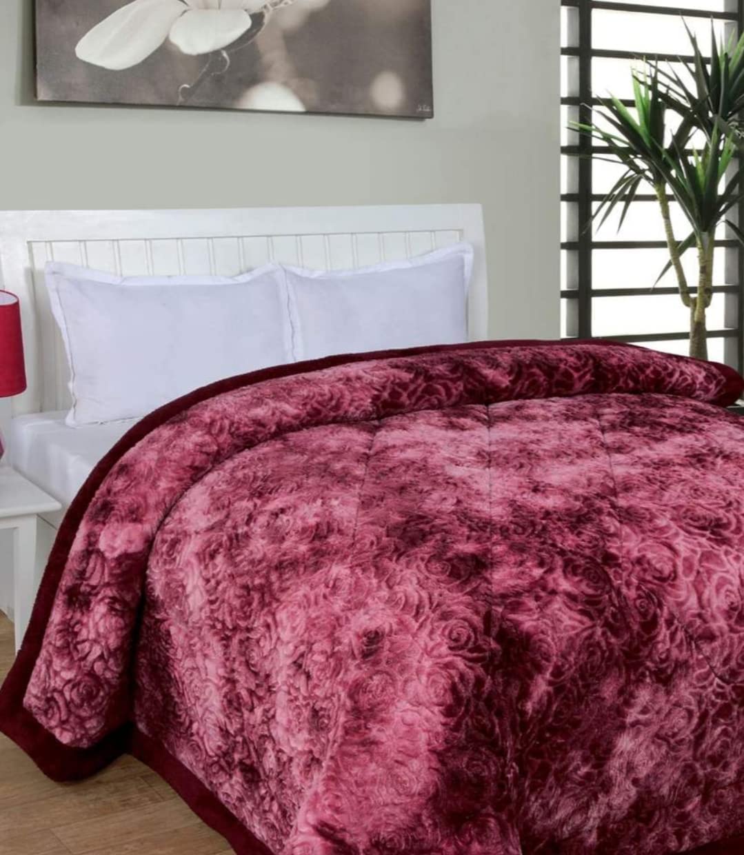 Buy Homereels 450 TC Super Soft Microfibre Double Bed Heavy Quilt Razai