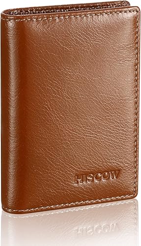 Miniatura 8 de Funda de piel para tarjetas de visita para hombres y mujeres, piel de becerro italiana