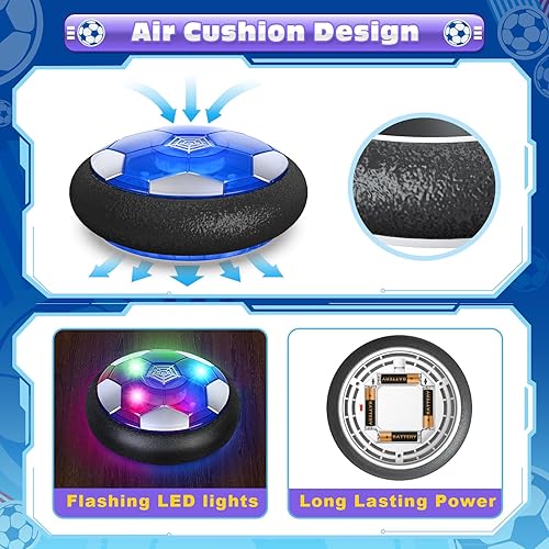 Miniatura 3 de Juego de balón de fútbol Hover - Balón de fútbol iluminado para interiores