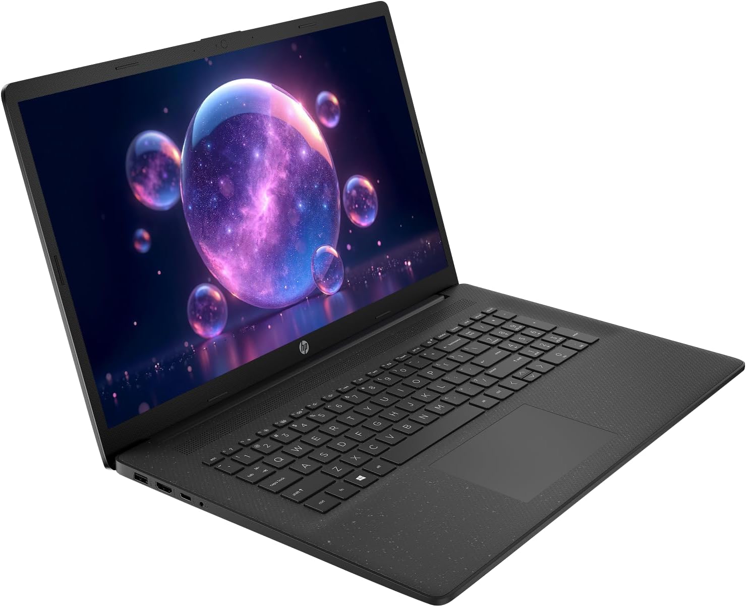 HP Business Laptop Computer, 17.3" HD+ Laptop, 10-Core Intel Core i5 Processor, Windows 11 Home, 64GB RAM 2TB SSD, Camera Privacy Shutter, SageNova Earphones & Docking Station, Jet Black image 3