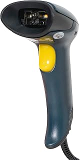 TEEMI 2D QR Barcode Scanner, USB Wired Virtual COM Port Handheld Omnidirectional Scanning, Digital Coupon Screen Code Driver License Scan for Mac OS and Android with OTG Adapter, Window PC, Linux