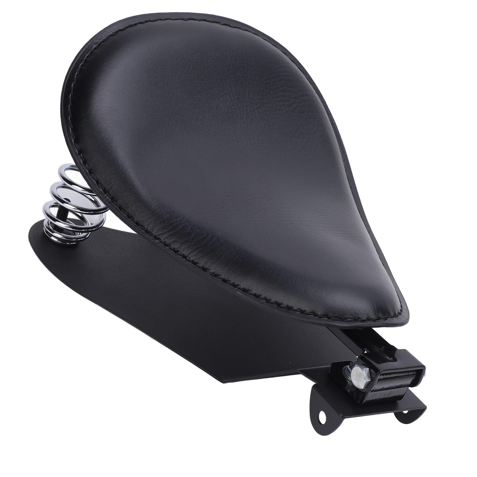 Generic Sprężyna Motocyklowa Pasująca do Siedzenia z Trwałym Stalowym wspornikiem. Mocne Wsparcie dla Motocykli Cruiser 1 Jednostka (BLACK)