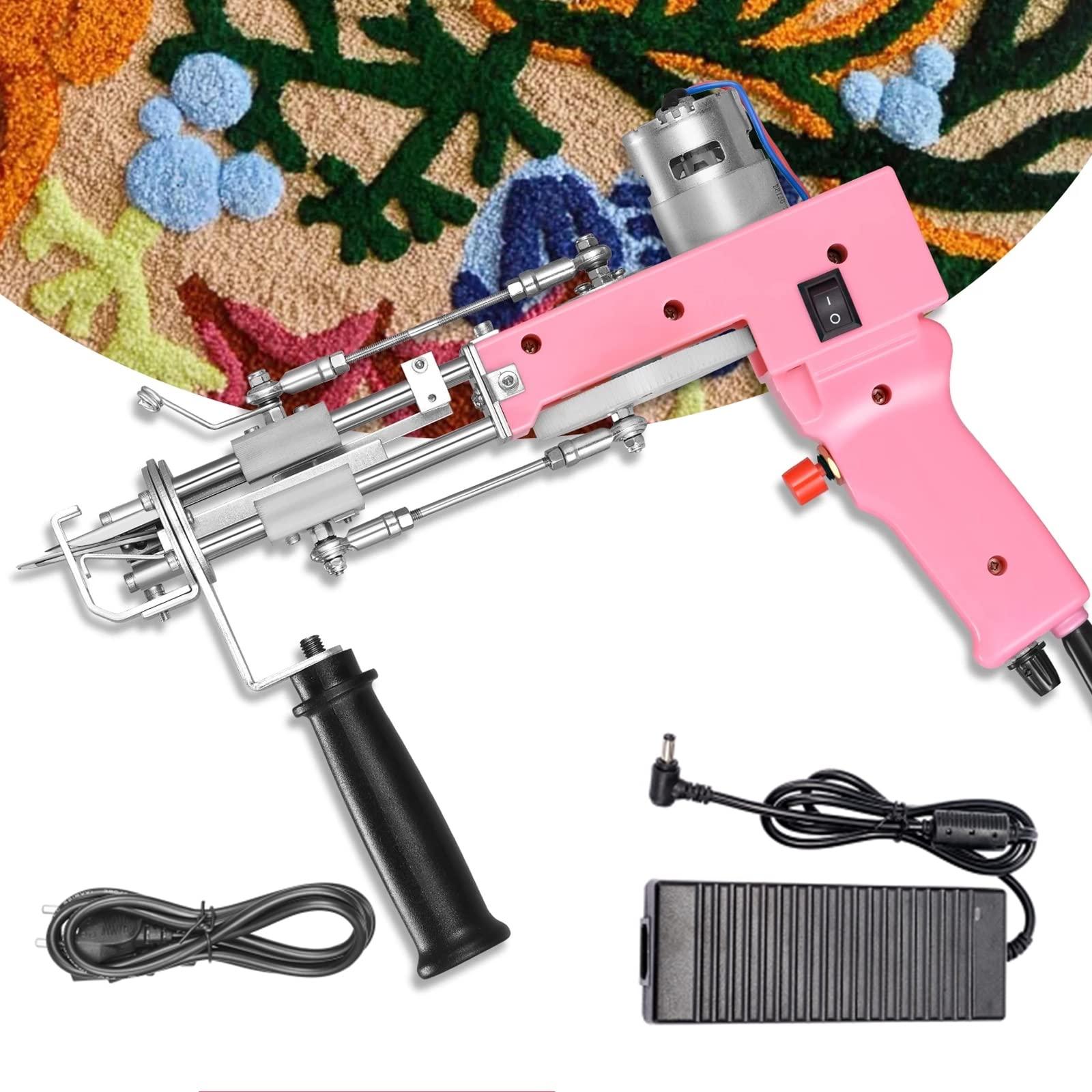 Buy JRZTC Carpet Weaving Machine, 2 in 1 Loop and Cut Pile Tufting Gun