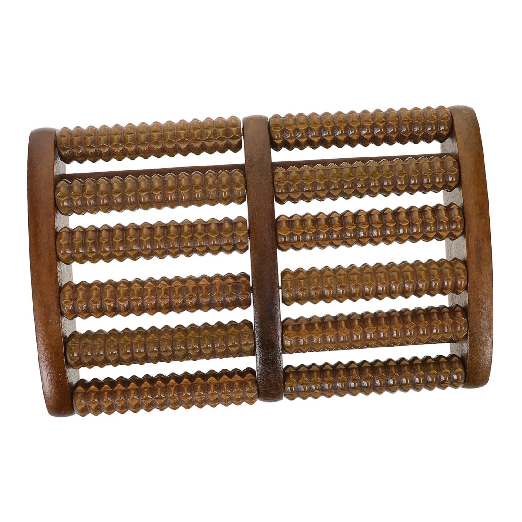 Fußmassagegerät aus Holz Manuelle Fußrolle zur Akupressur Tragbare Fußmassagerolle für Zuhause und Reisen Holzfußrollenmassagegerät zur Entspannung