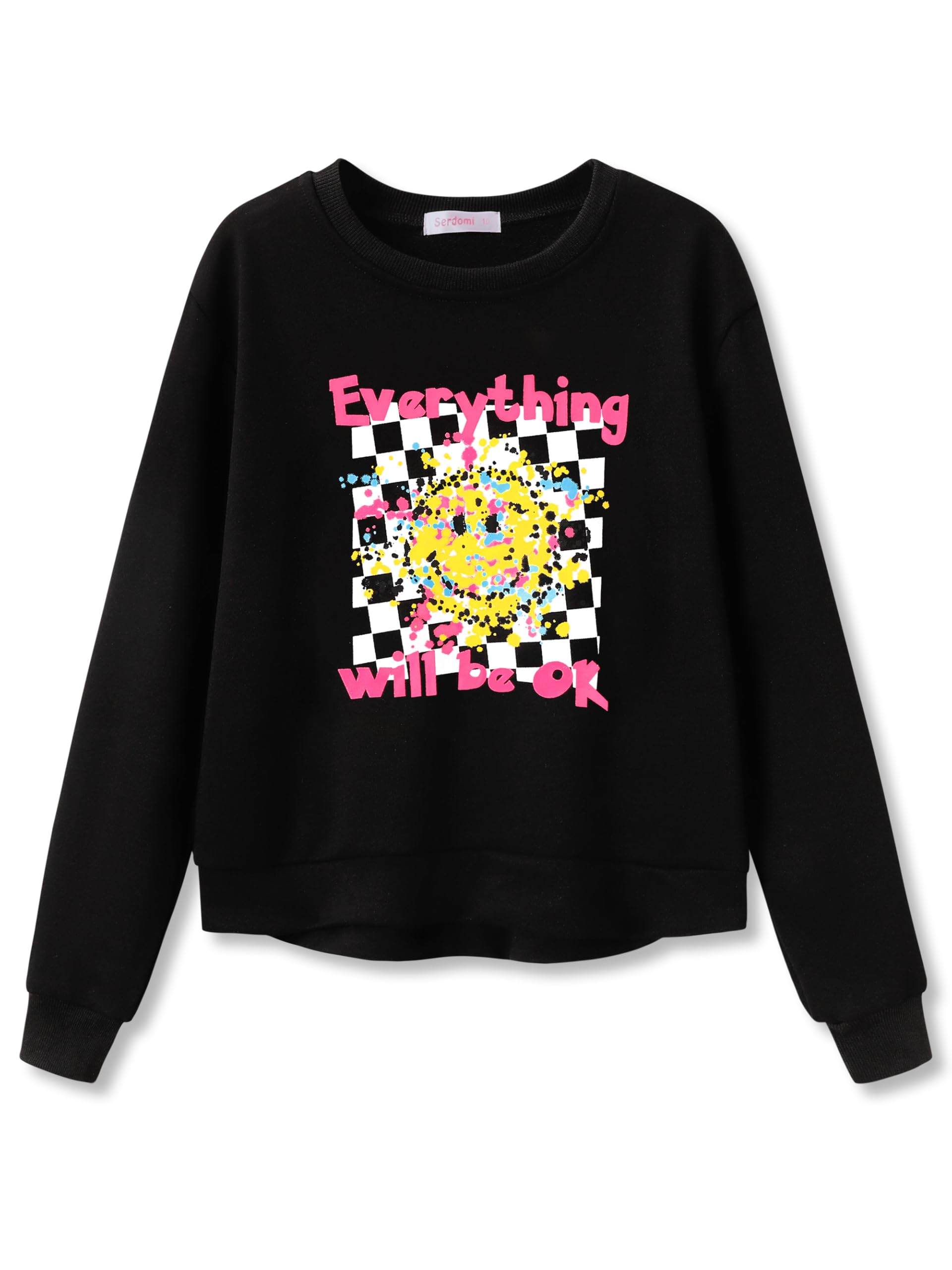Moletom Smile Crop Serdomi - Estiloso E Confortável Para Meninas