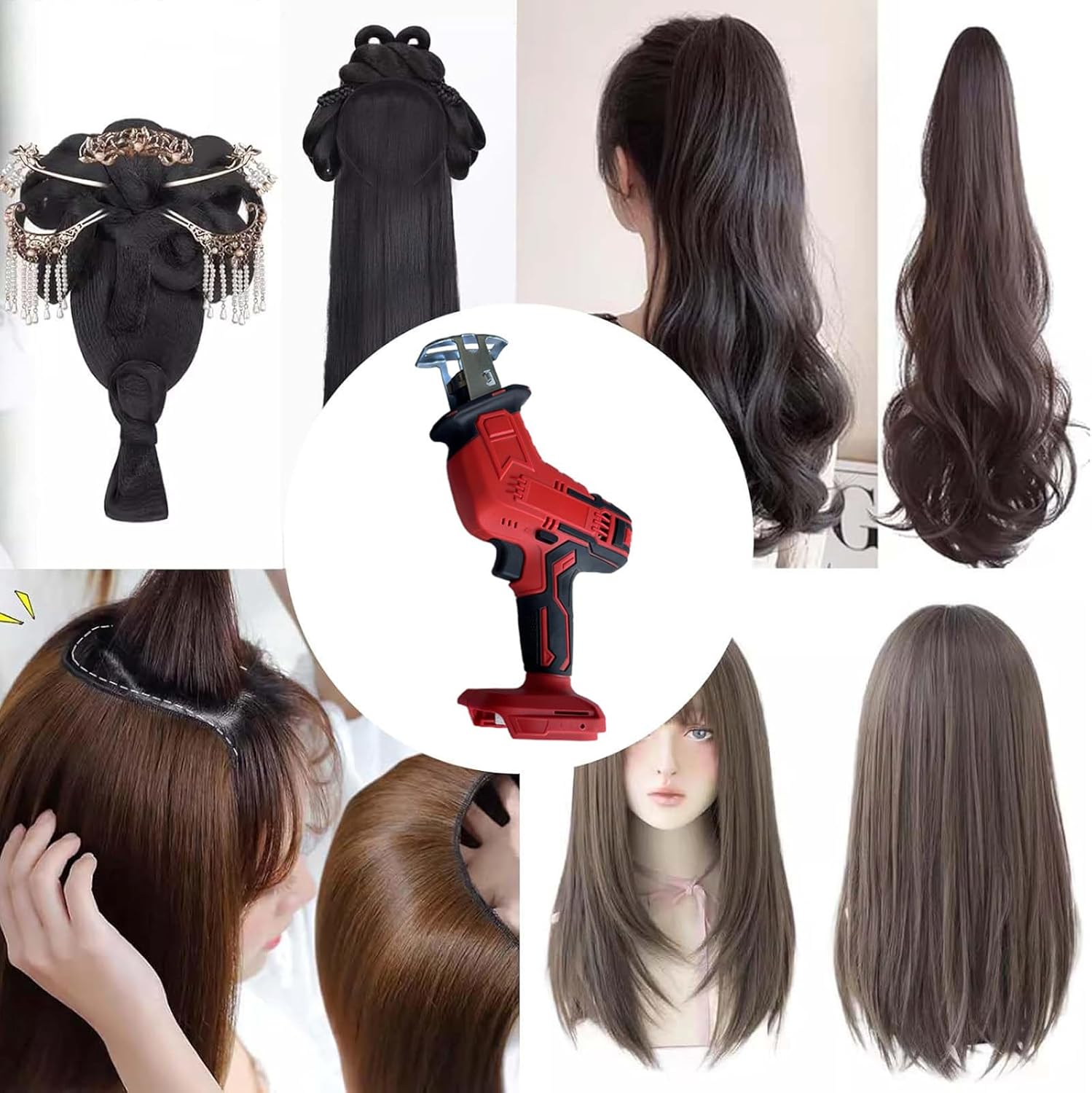 Electric Portable Wig Making Machine,Wig Making Machine Braiding Machine 1000w Braiding Machine Dreadlocks Machine Rechargeable Braider Set for Wig Making Display