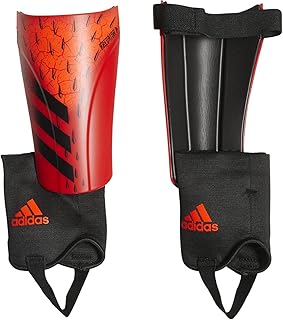 adidas Unisex- Match Shin Guards, Red/Black/Solar Red, Large