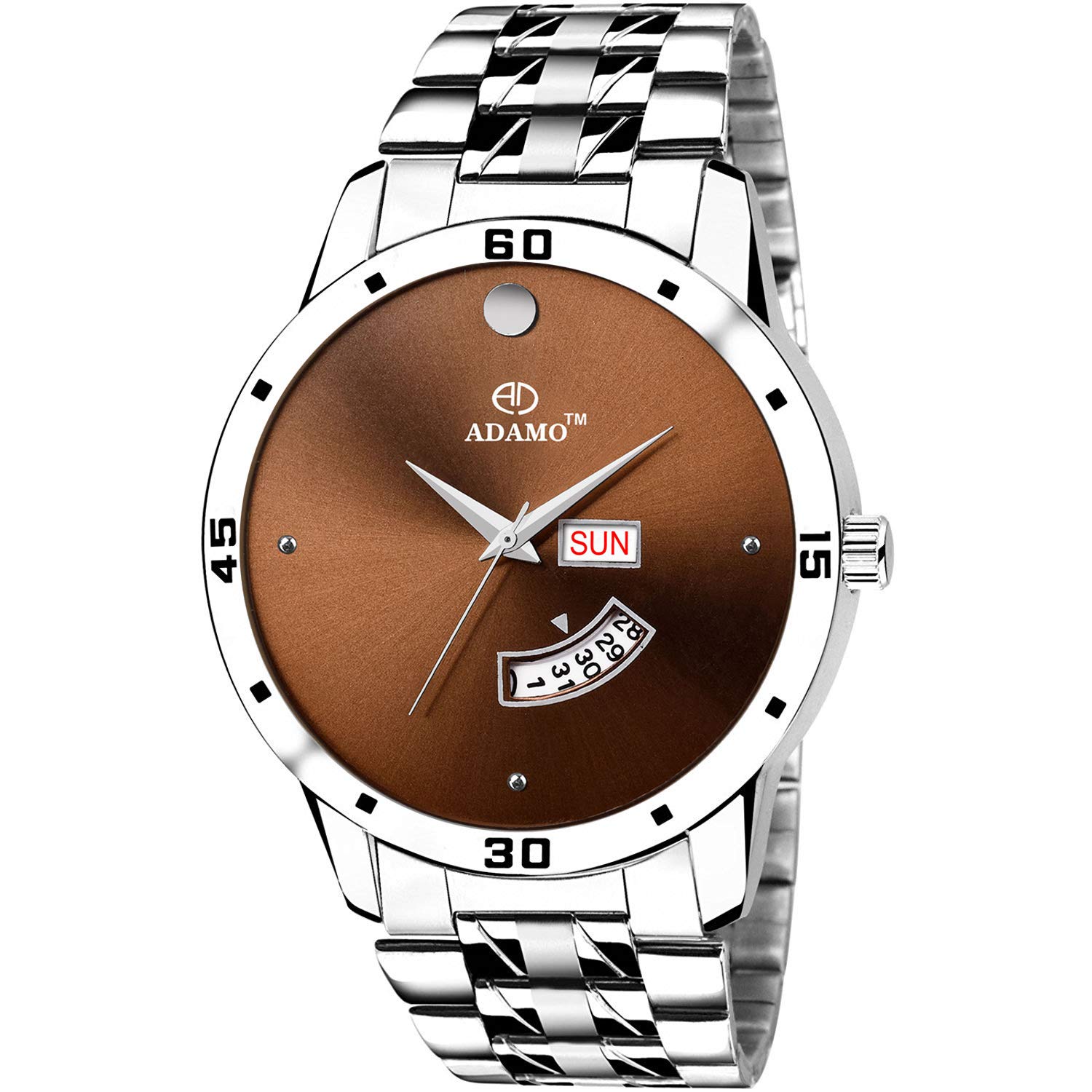 ADAMO Designer (Day & Date) Mens Wrist Watch A824SM04 (B07H4PGN86) Amazon Price History, Amazon Price Tracker