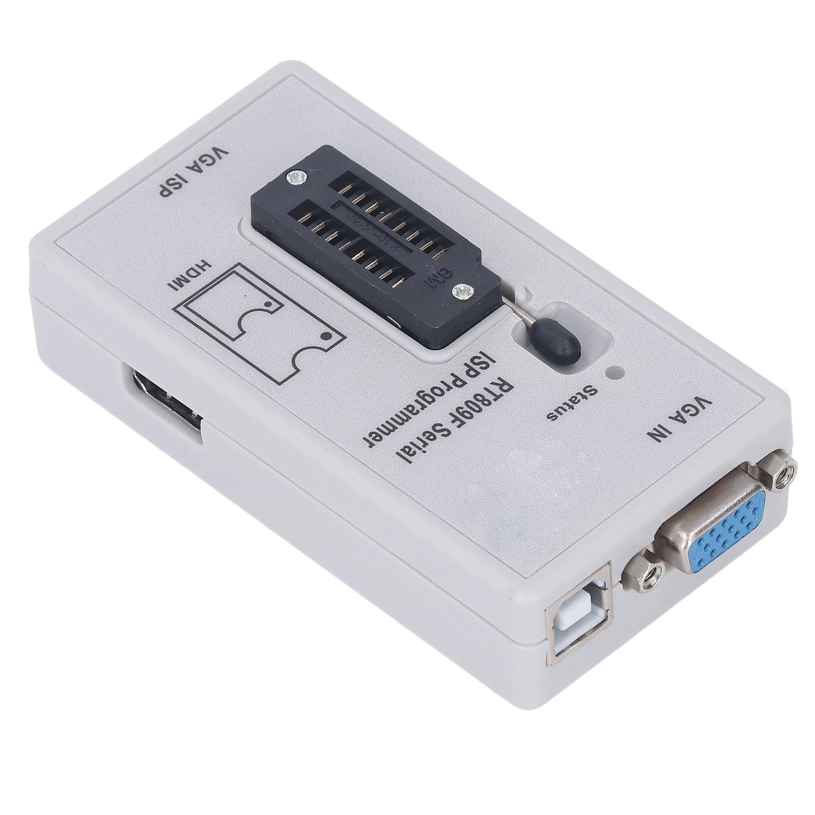 RT809F Programmeur de FAI Multifonctionnel, Read Write Flash Programmer SPI Flash, EEPROM, ni Flash, Facile à Utiliser, Portable, Compatible, avec un Adaptateur
