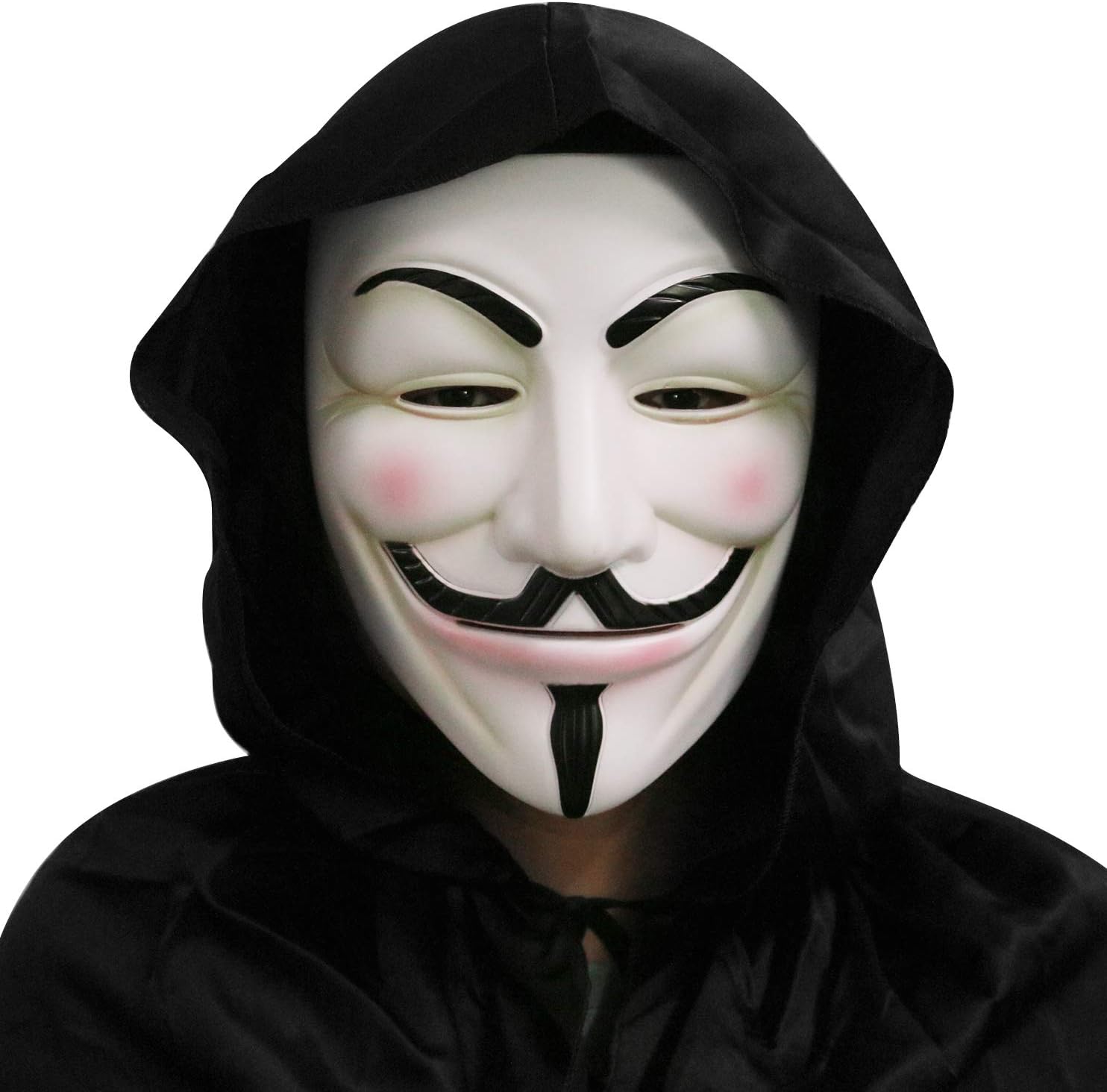 Killer Guy Fawkes Anonymous Cosplay Mask Resin Hacker Adult Halloween Party Costume Props