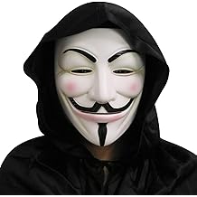 Costume V For Vendetta Guy Fawkes - Maschera Anonimo, Mantello, Cappello, Unisex Adulti Per Feste - Foto 3
