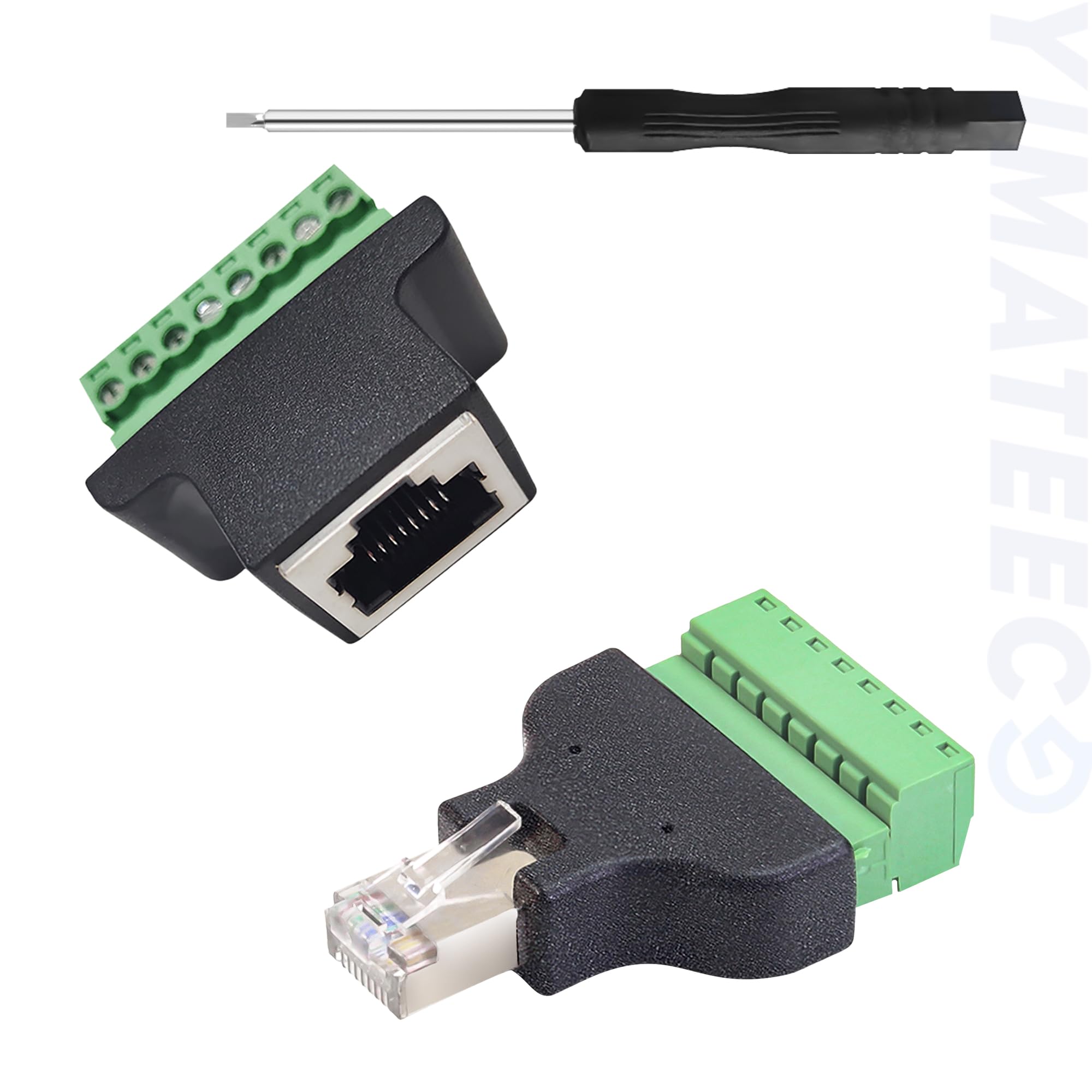 YIMATEECO RJ45 Screw Terminal Adapter